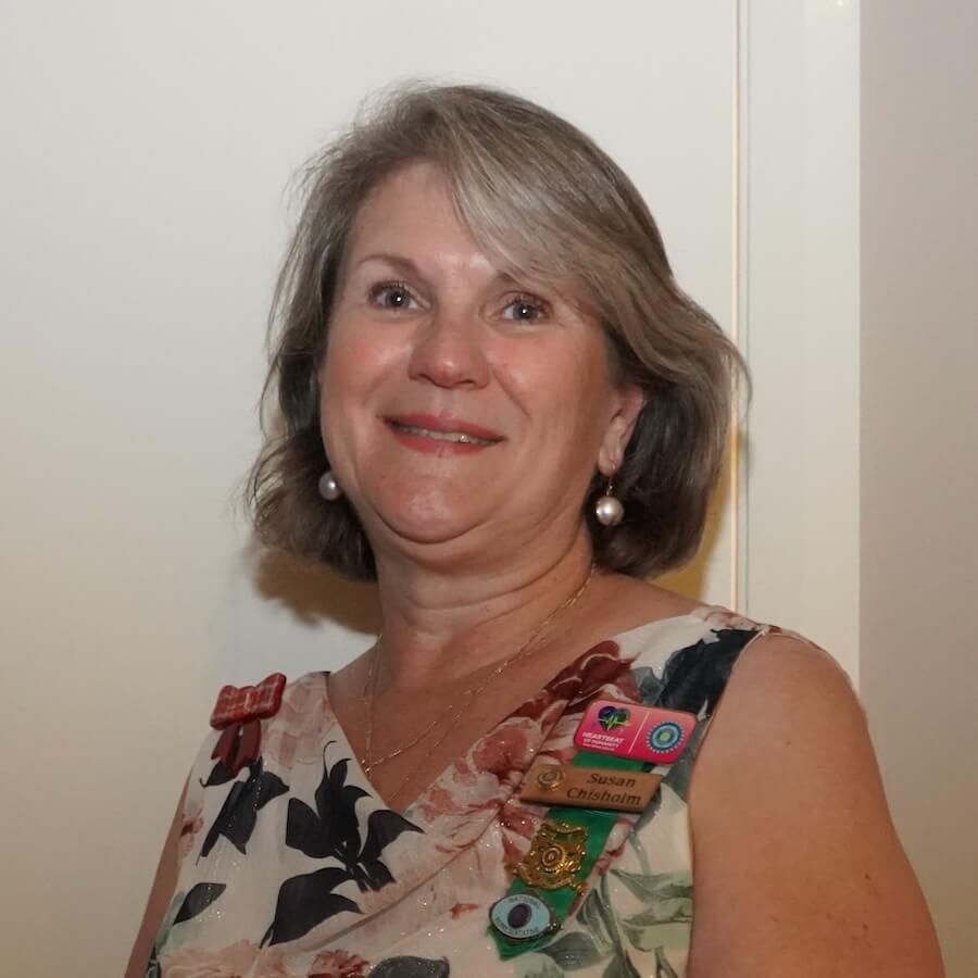 IWa National Rep and Immediate Past President Susan Chisholm