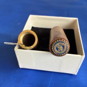 Wooden Toothpick-Needle Holder Pear Flower Wood